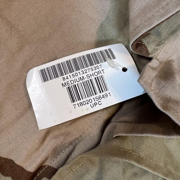US Military‎ Jacket Mens Medium Short BDU Combat Shirt Ripstop Army Uniform NWT - Picture 2 of 6